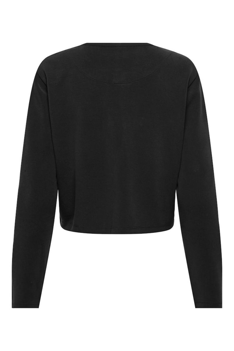 JDY Kadın Jdygarzelle Düğmeli Uzun Kollu Hırka 15352557 Siyah - 2