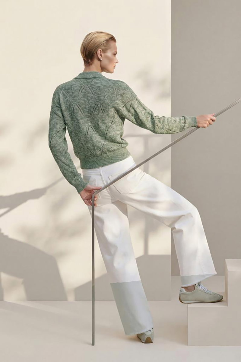 Join Us Kadın Ajurlu Bomber Ceket S020 Yeşil - 4