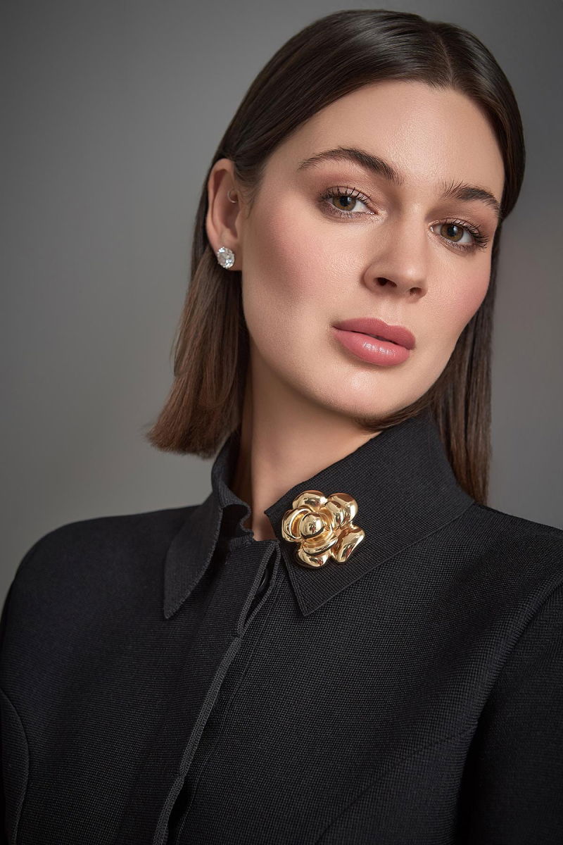 Join Us Kadın Gizli Düğmeli Peplum Triko Ceket W157 Siyah - 3