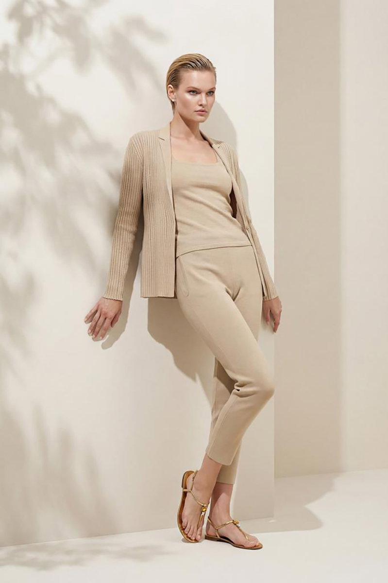 Join Us Kadın Tek Düğmeli Ajurlu Ceket S043 Bej - 3