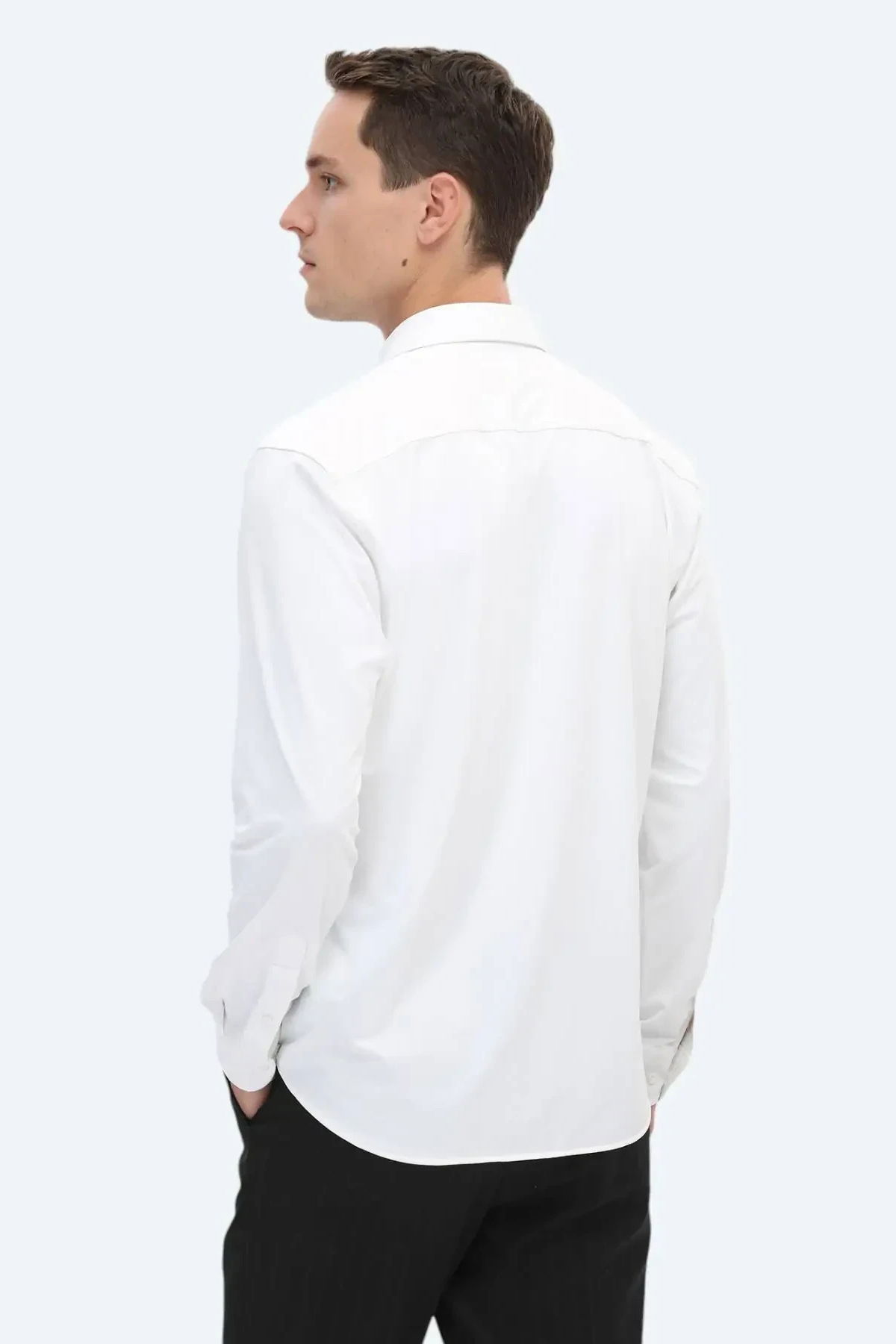 Kip Erkek Regular Fit Casual Gömlek GM-5338 Beyaz - 4