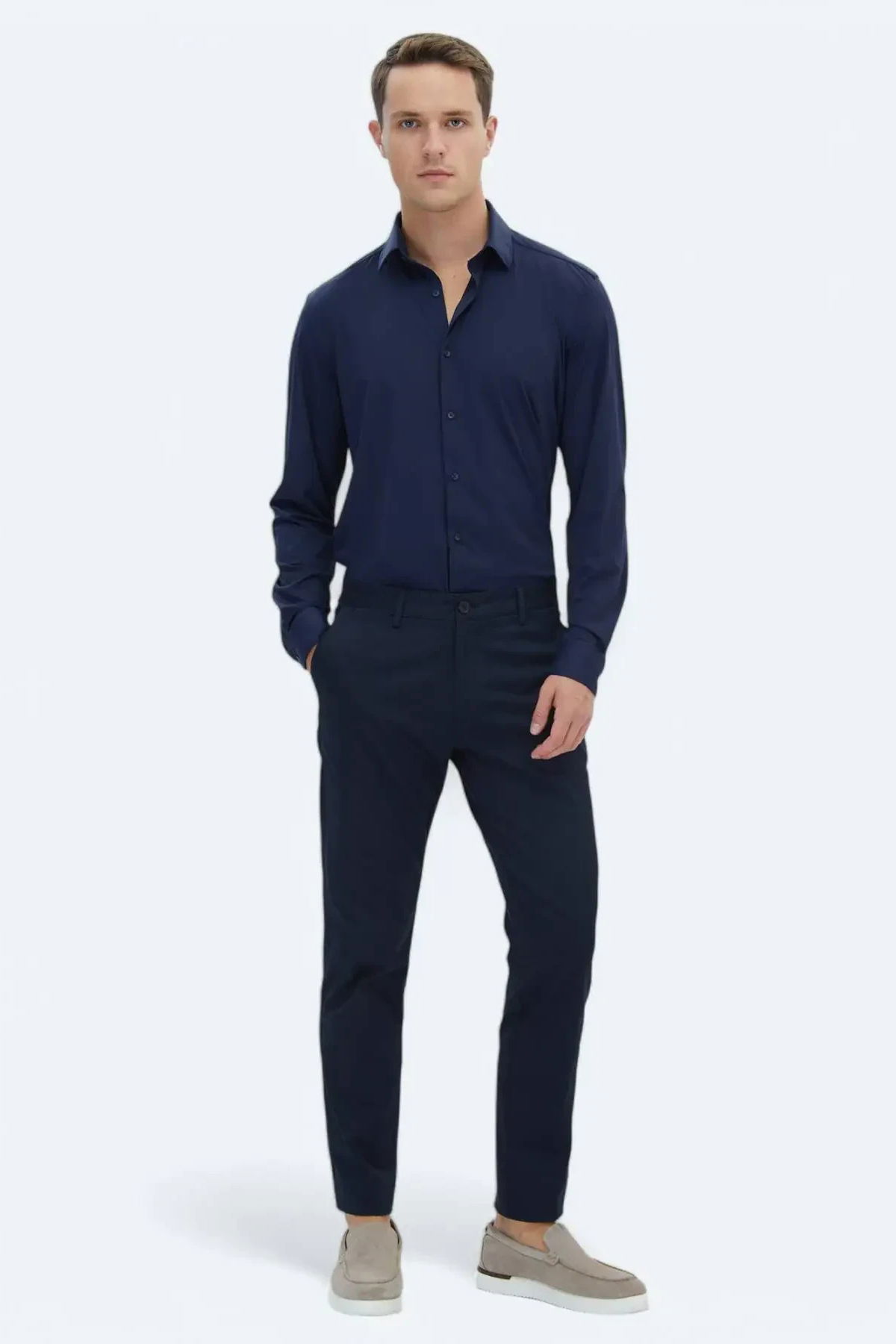 Kip Erkek Regular Fit Casual Gömlek GM-5338 Lacivert - 2