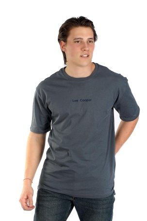 Lee Cooper Erkek Aylex O Yaka T-Shirt 242006 Indigo - 1