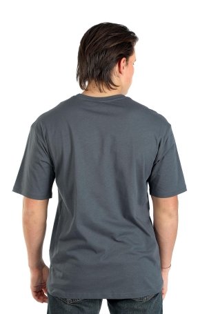 Lee Cooper Erkek Aylex O Yaka T-Shirt 242006 Indigo - 4