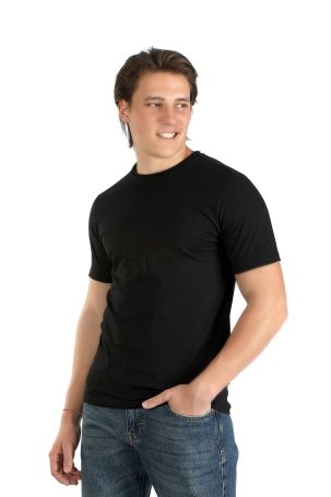 Lee Cooper Erkek Gael O Yaka T-Shirt 242015 Siyah - 1