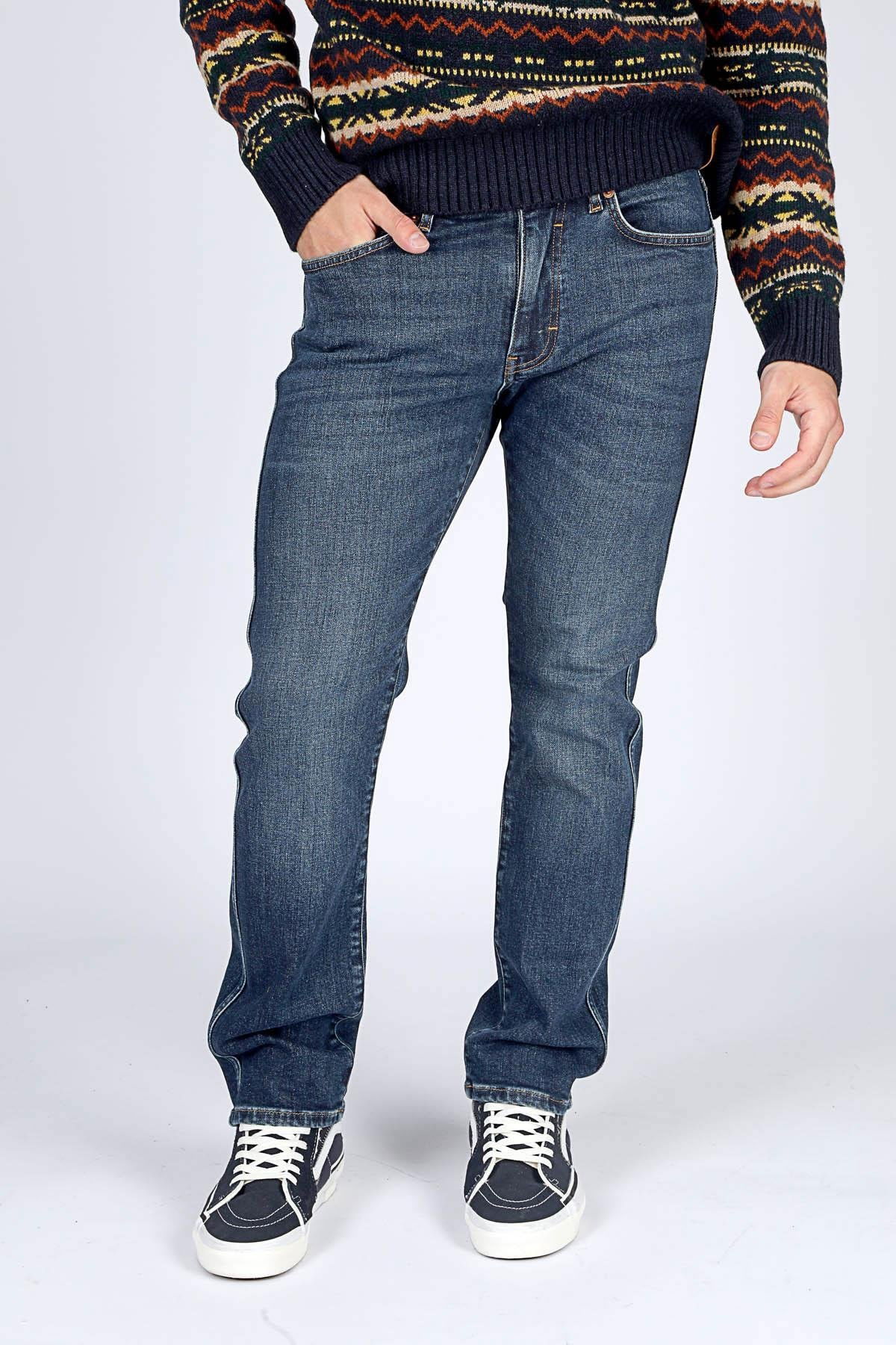 Lee Cooper Erkek Harry Jean Pantolon 121013 Koyu Mavi - 2