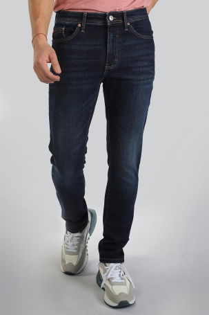 Lee Cooper Erkek Jack Normal Bel Slim Fit Jean Pantolon 121048 Orta Mavi - 1