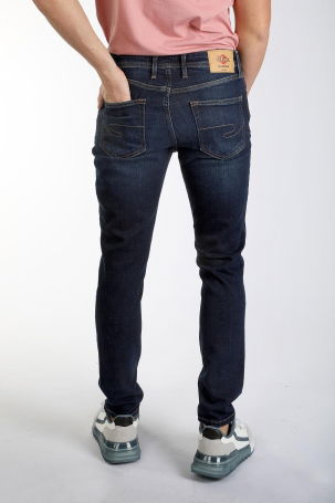 Lee Cooper Erkek Jack Normal Bel Slim Fit Jean Pantolon 121048 Orta Mavi - 4