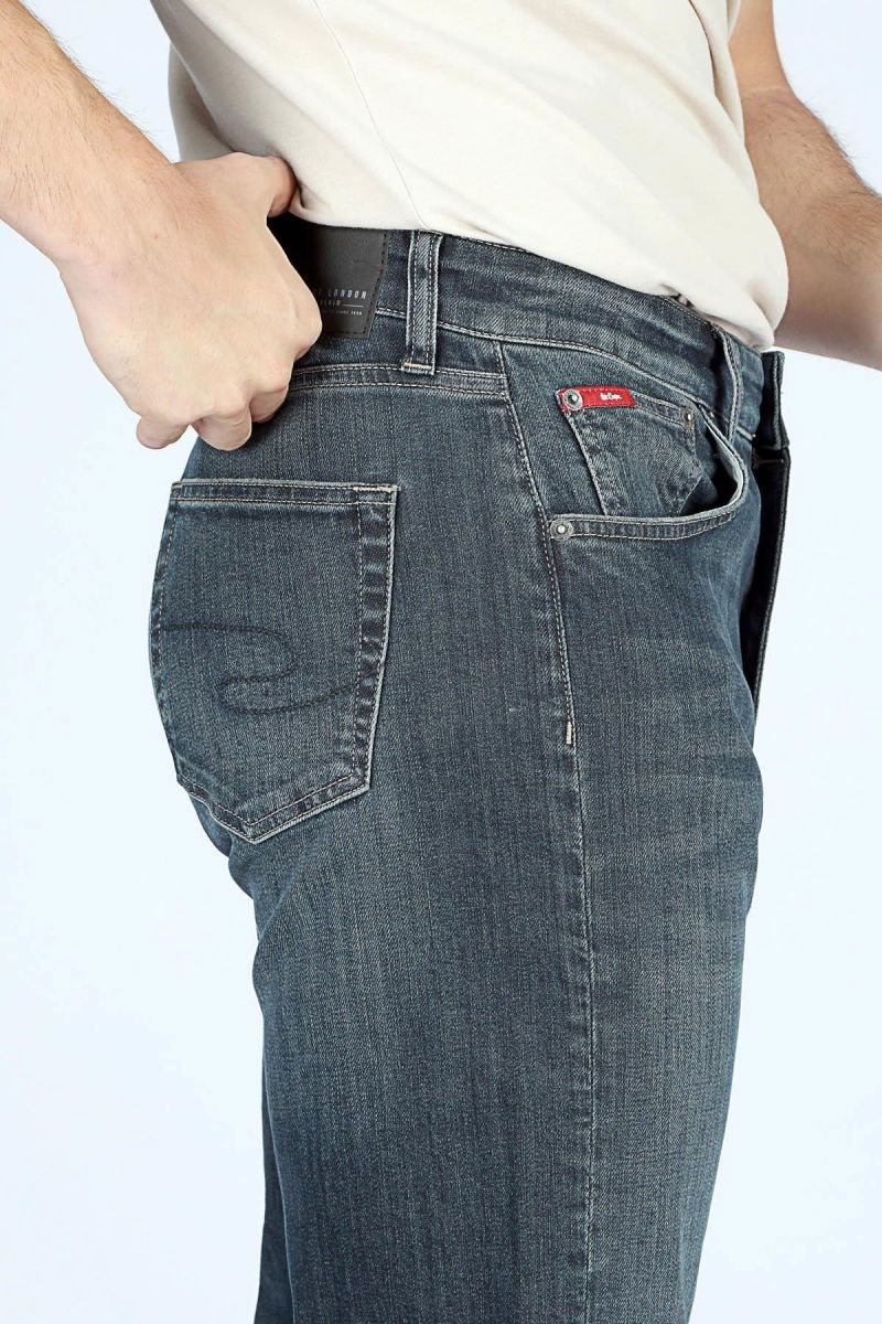 Lee Cooper Erkek Ricky Jean Pantolon 121020 Koyu Mavi - 4