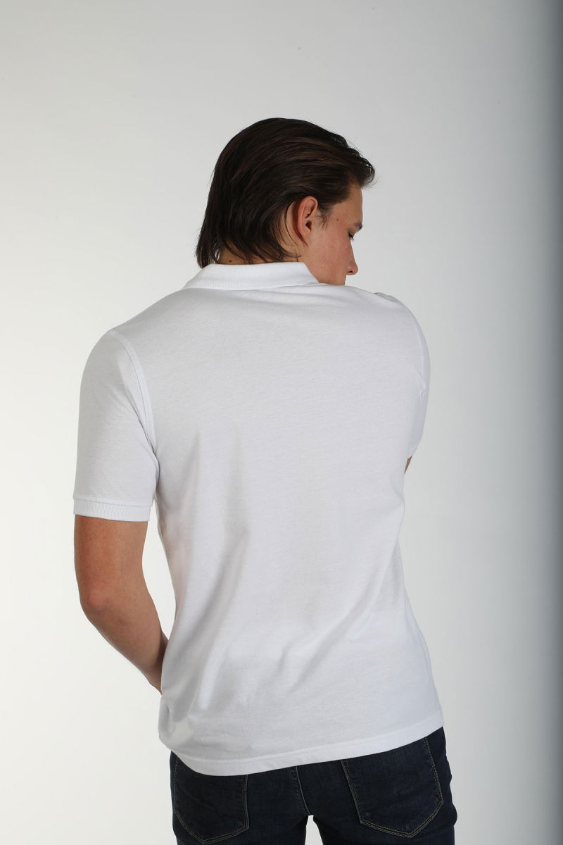Lee Cooper Erkek Twıns 1 Pike Polo Yaka T-Shırt 242025 Beyaz - 2