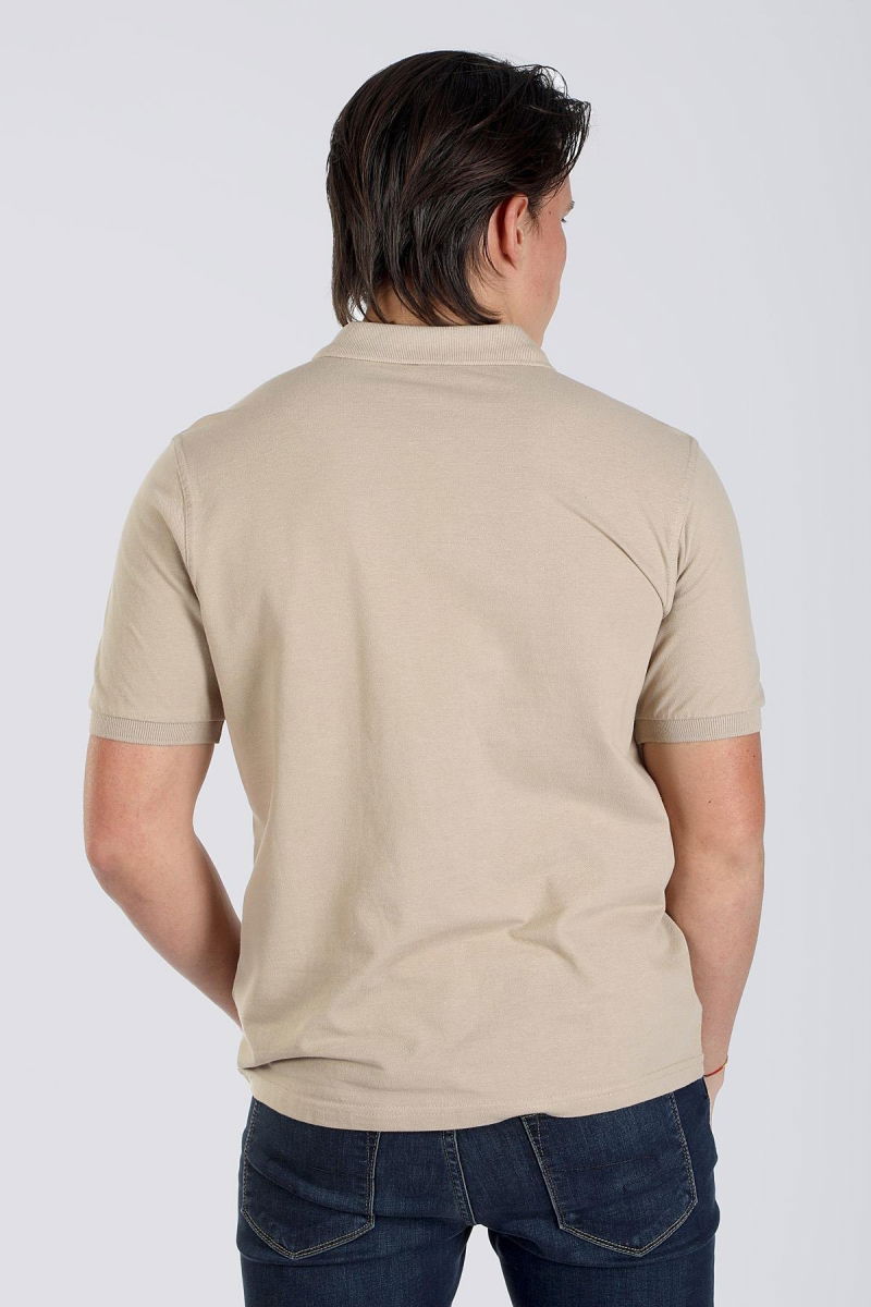 Lee Cooper Erkek Twıns 1 Pike Polo Yaka T-Shırt 242025 K. Bej - 8
