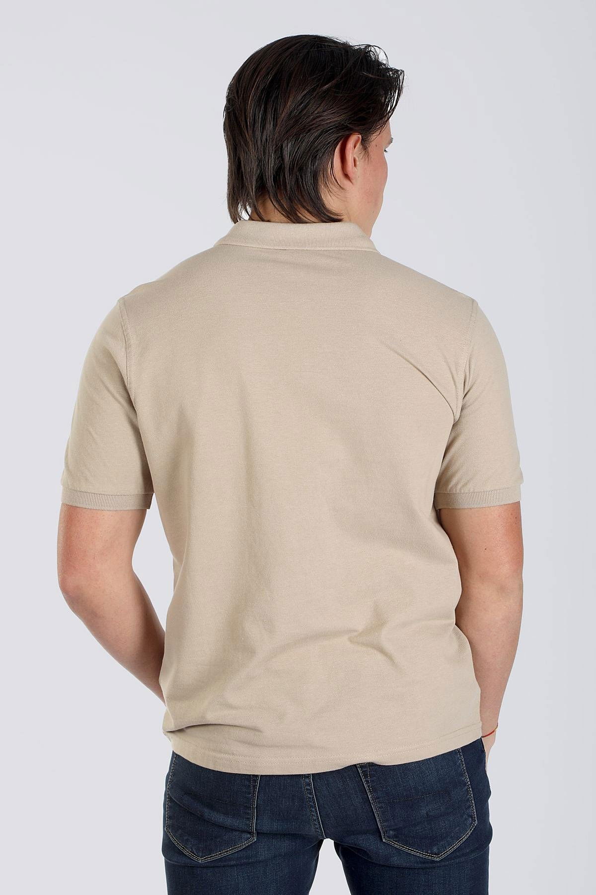 Lee Cooper Erkek Twıns 1 Pike Polo Yaka T-Shırt 242025 K. Bej - 8
