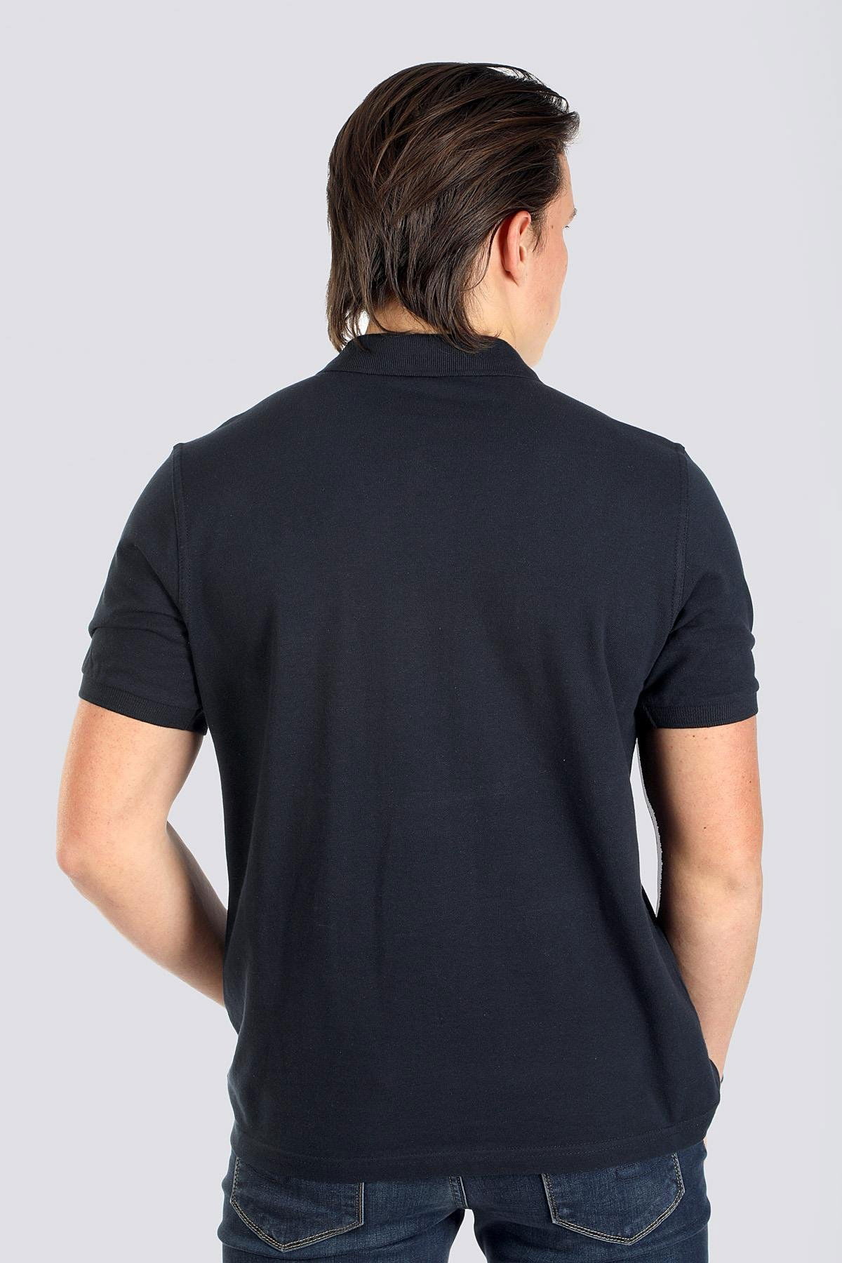 Lee Cooper Erkek Twıns 1 Pike Polo Yaka T-Shırt 242025 Lacivert - 3