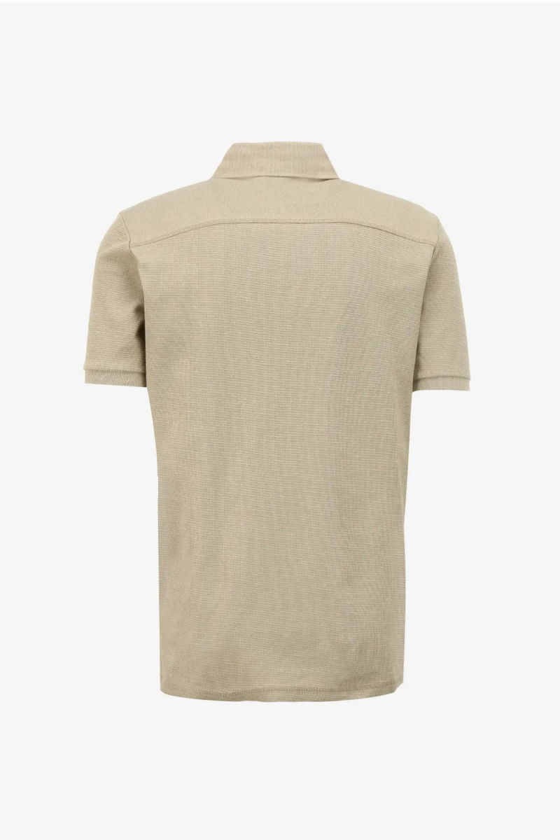 Lee Cooper Erkek Tylen Polo Yaka T-Shirt 242026 K. Bej - 2