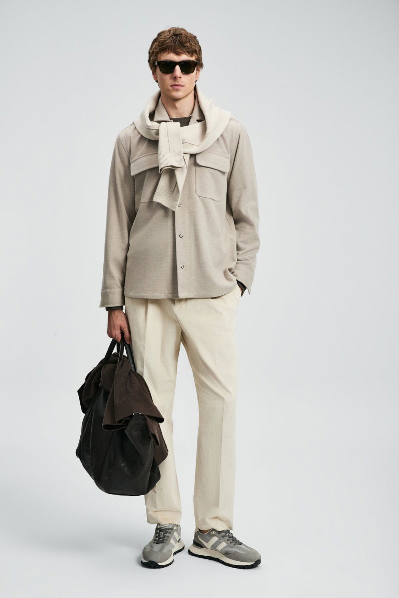 Lufian Erkek Ador Regular Fit Basic Gömlek 112010670 Bej - 2