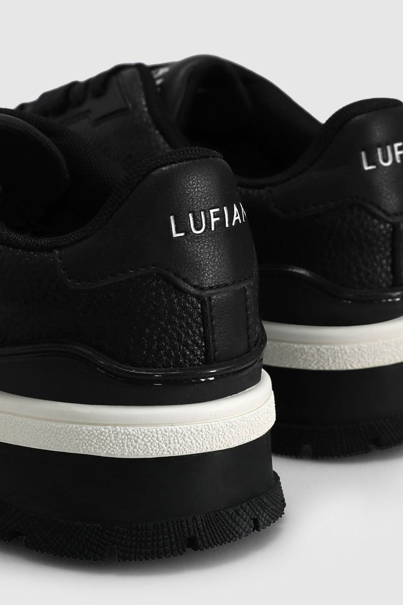 Lufian Erkek Albert Deri Sneaker Ayakkabı 112230250 Siyah - 3