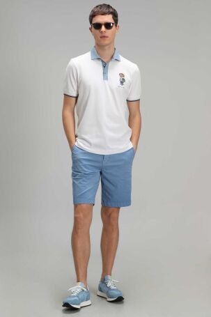 Lufian Erkek Anderson Spor Polo Yaka T-Shirt 111040143 Beyaz - 2