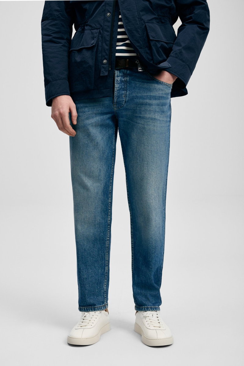 Lufian Erkek Andre Smart Slim Fit Jean Pantolon 111200238 Mavi - 2