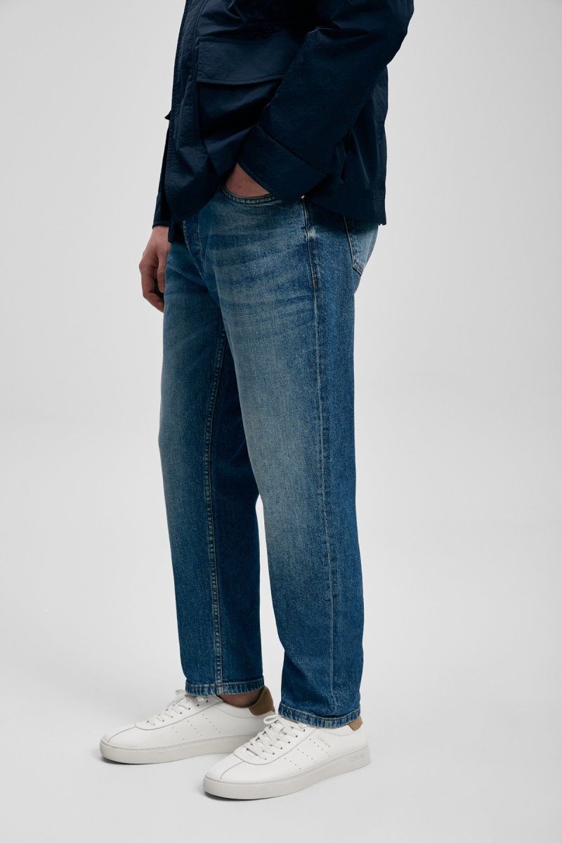 Lufian Erkek Andre Smart Slim Fit Jean Pantolon 111200238 Mavi - 3
