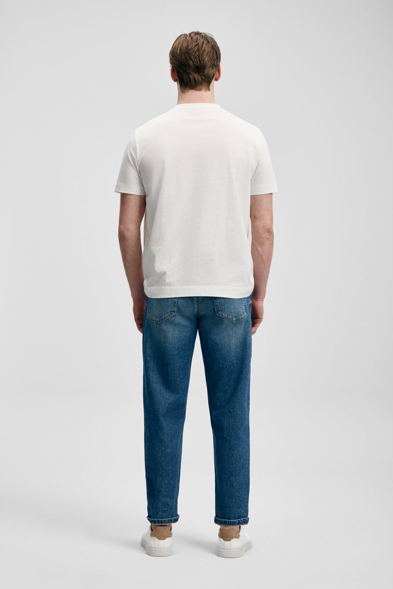 Lufian Erkek Andre Smart Slim Fit Jean Pantolon 111200238 Mavi - 5