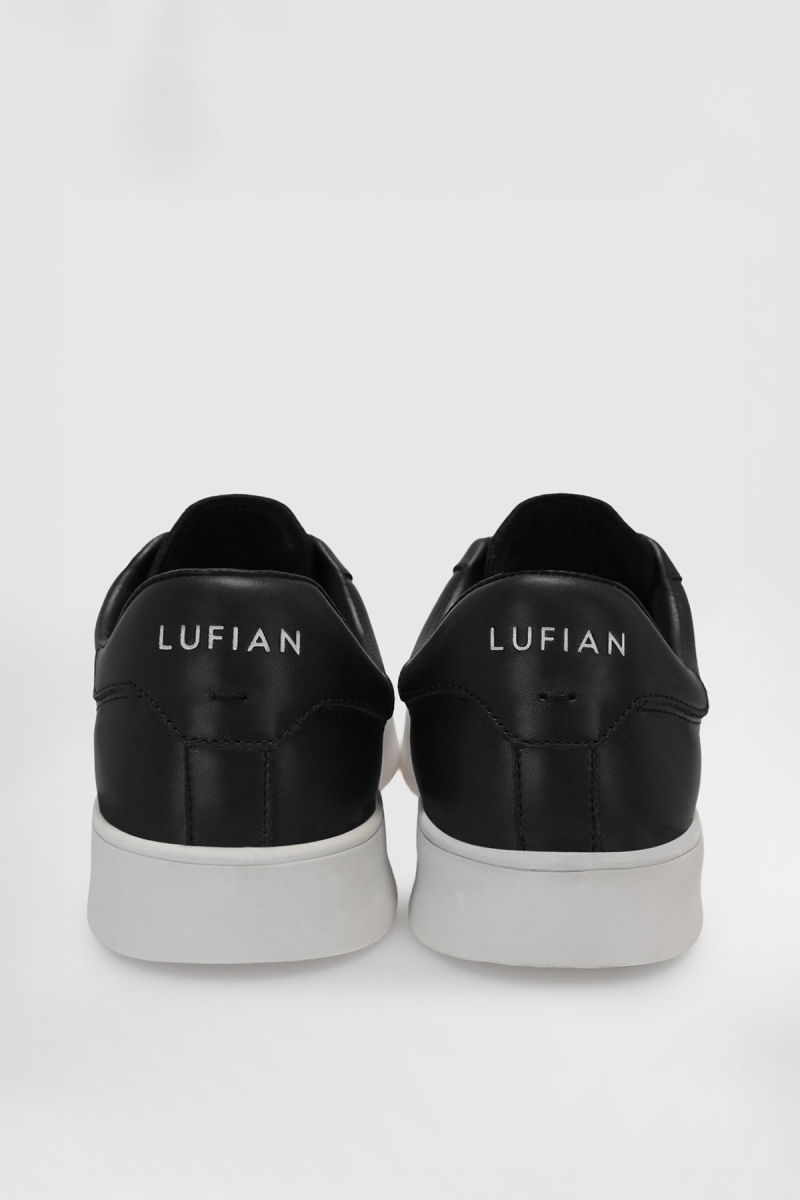 Lufian Erkek Anton Deri Sneaker Ayakkabı 112230224 Siyah - 5