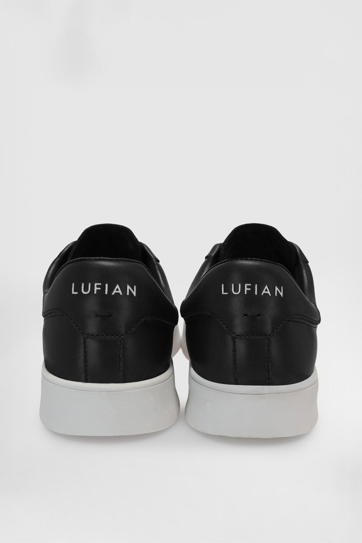 Lufian Erkek Anton Deri Sneaker Ayakkabı 112230224 Siyah - 5