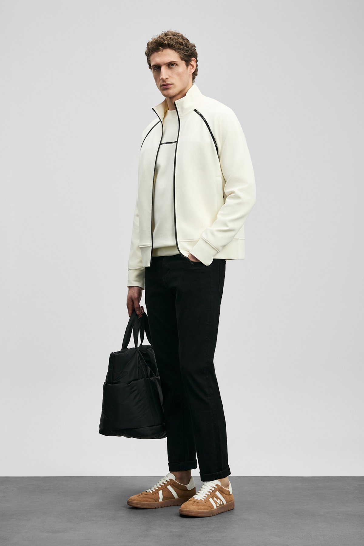 Lufian Erkek Anton Smart Slim Fit Jean Pantolon 111200241 Siyah - 2