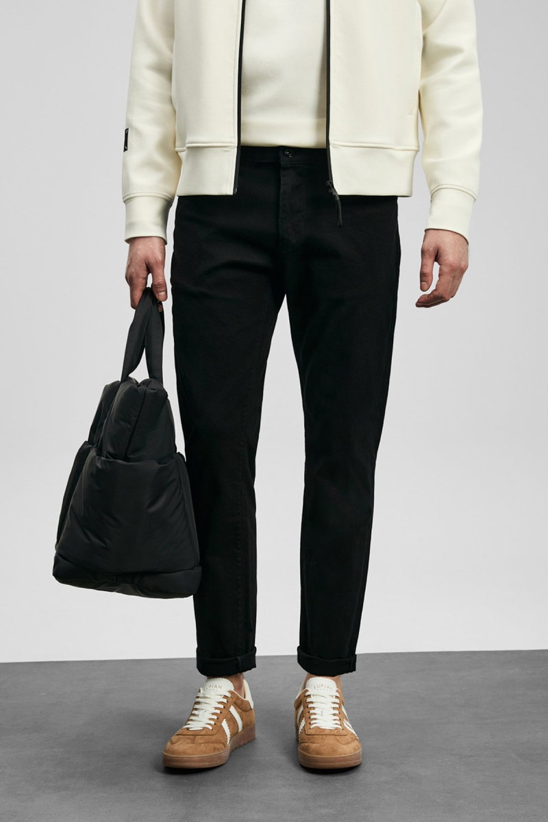 Lufian Erkek Anton Smart Slim Fit Jean Pantolon 111200241 Siyah - 3
