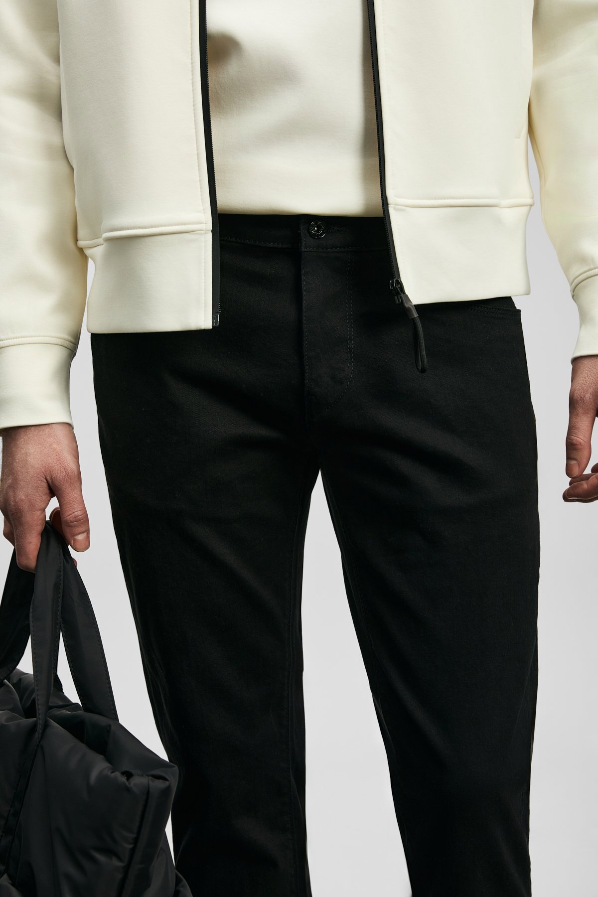 Lufian Erkek Anton Smart Slim Fit Jean Pantolon 111200241 Siyah - 4