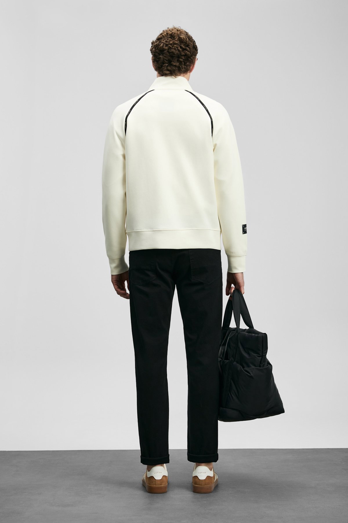 Lufian Erkek Anton Smart Slim Fit Jean Pantolon 111200241 Siyah - 5