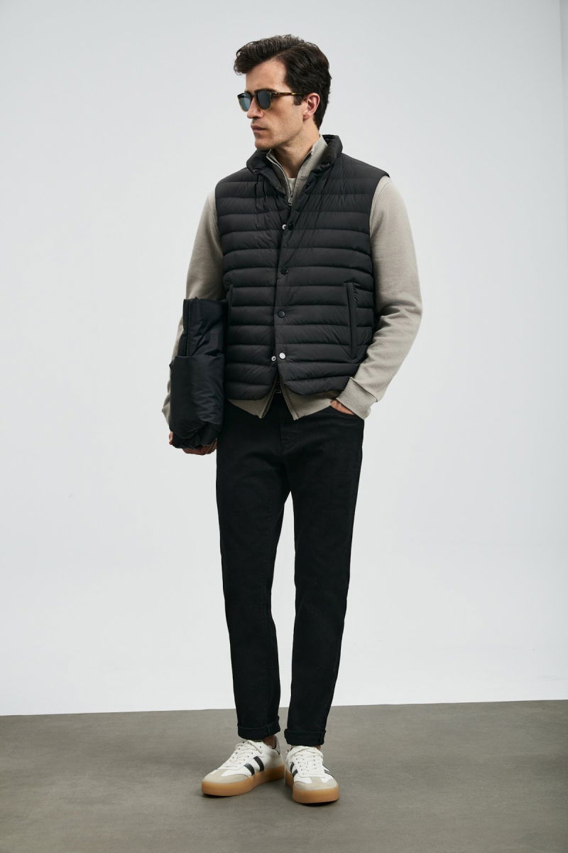 Lufian Erkek Anton Smart Slim Fit Jean Pantolon 112200260 Siyah - 1