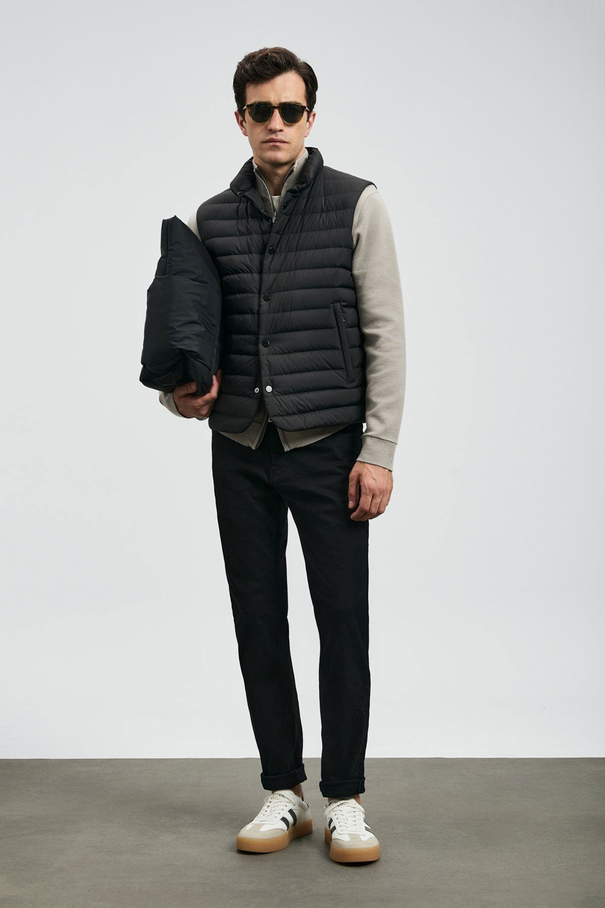 Lufian Erkek Anton Smart Slim Fit Jean Pantolon 112200260 Siyah - 3