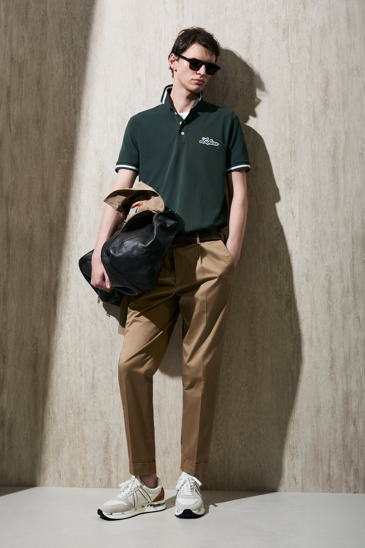 Lufian Erkek Artos Smart Polo T-Shirt 111040249 Haki - 2