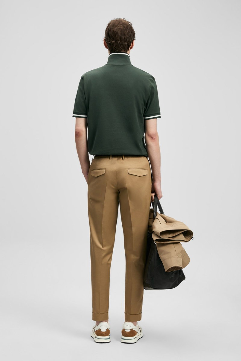 Lufian Erkek Artos Smart Polo T-Shirt 111040249 Haki - 4
