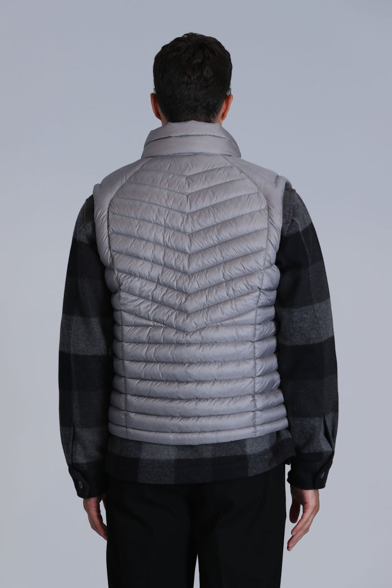 Lufian Erkek Axel Kaz Tüyü Yelek 112130019 Gri - 5