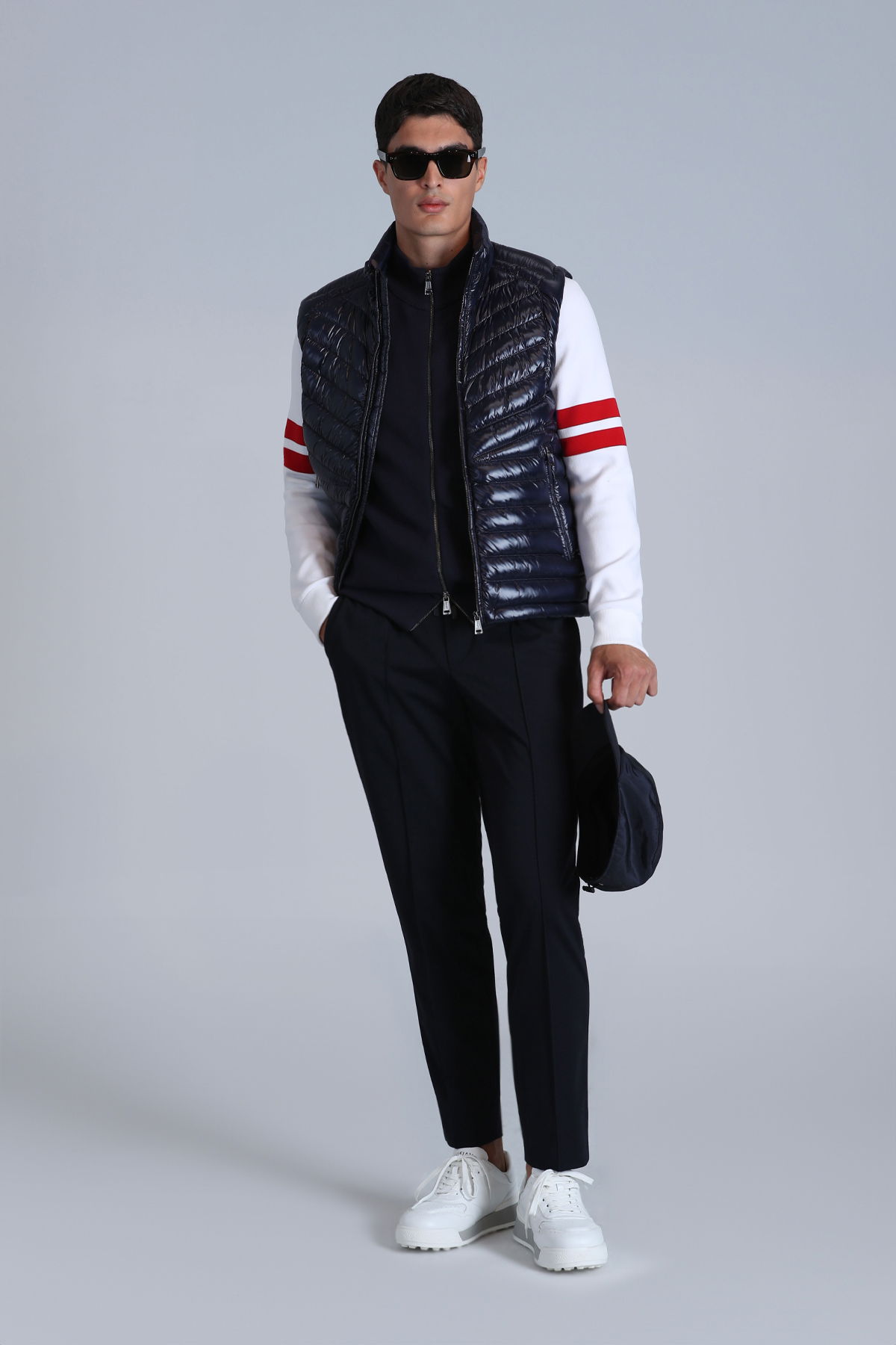 Lufian Erkek Axel Kaz Tüyü Yelek 112130019 Lacivert - 2