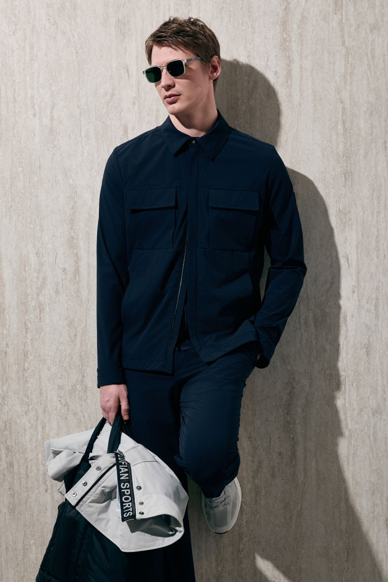 Lufian Erkek Beck Gömlek Ceket 111120071 Lacivert - Lufian