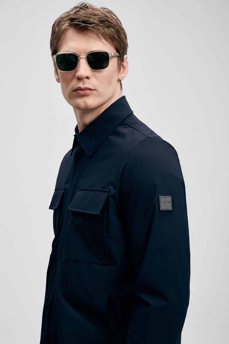 Lufian Erkek Beck Gömlek Ceket 111120071 Lacivert - 3