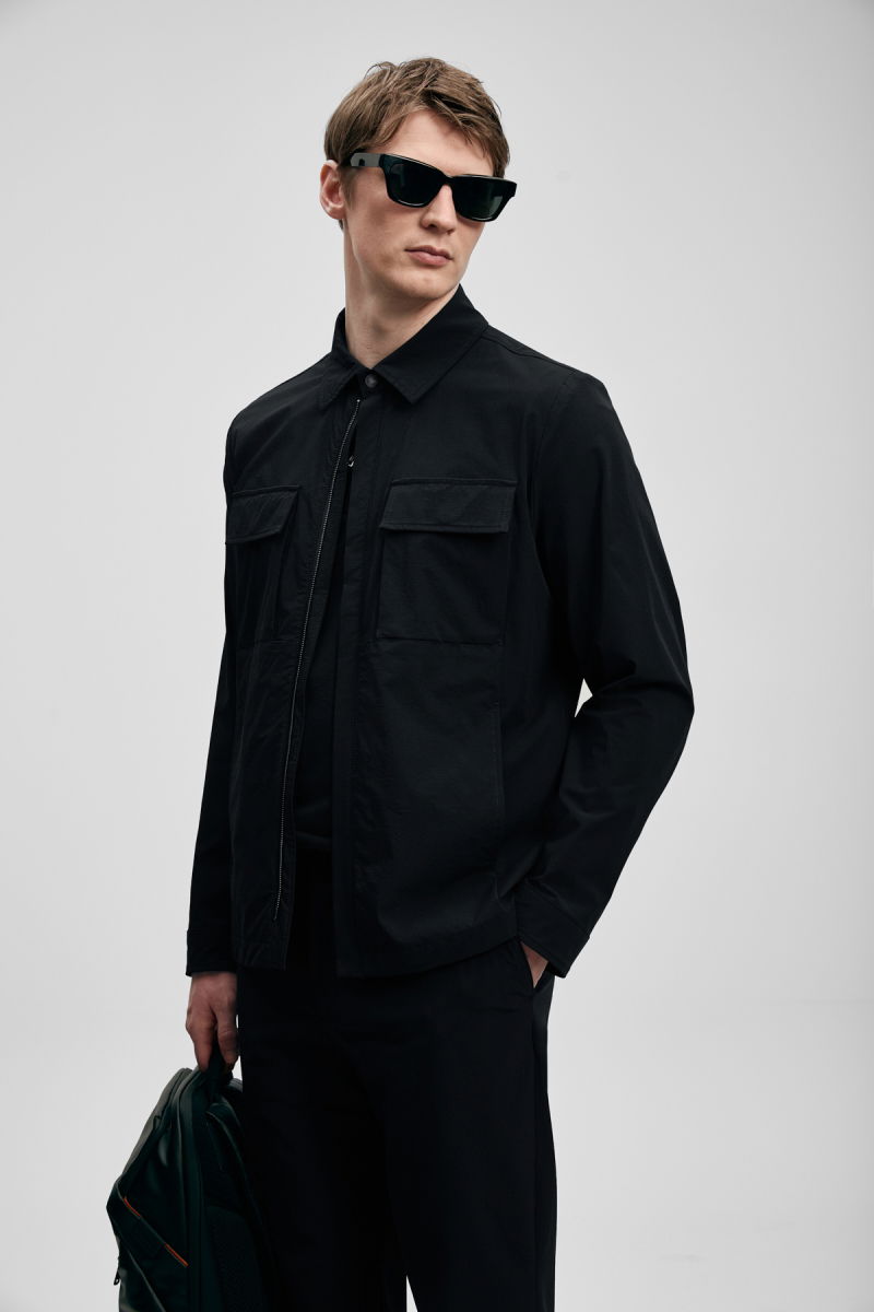 Lufian Erkek Beck Gömlek Ceket 111120071 Siyah - Lufian