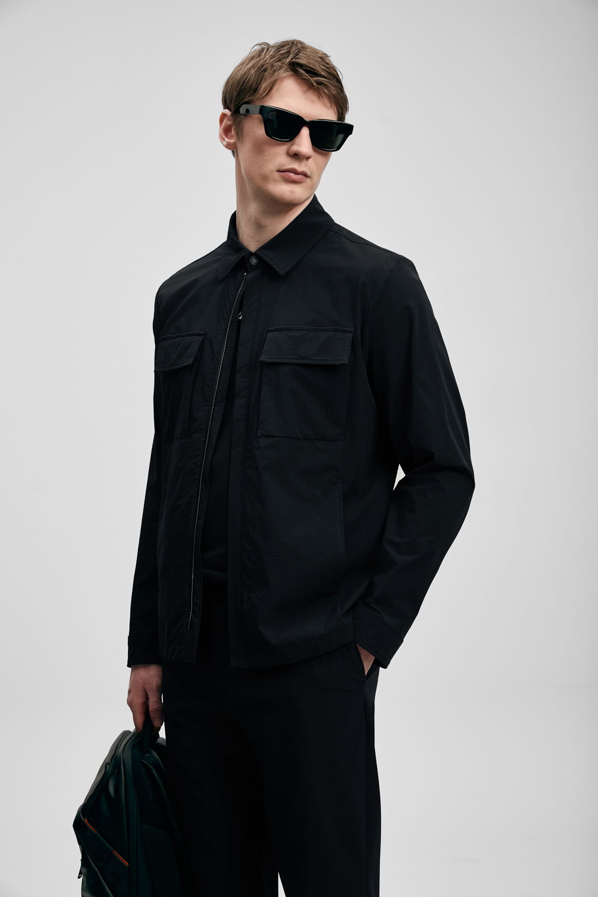 Lufian Erkek Beck Gömlek Ceket 111120071 Siyah - 1