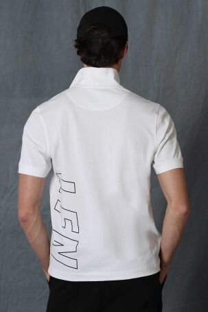 Lufian Erkek Beckham Spor Polo T-Shirt 111040134 Beyaz - 5