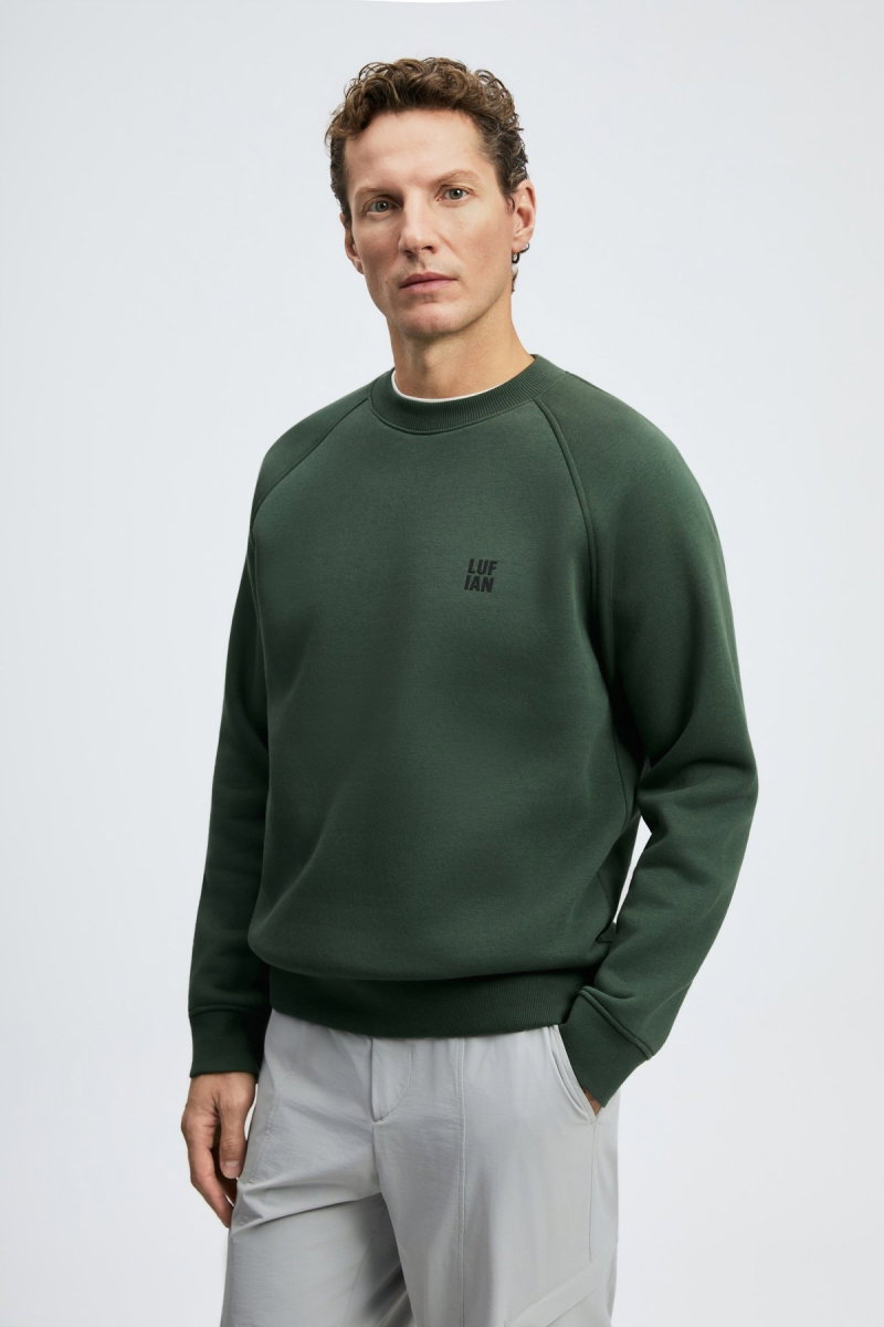 Lufian Erkek Blake Sweatshirt Çimen Yeşili - Lufian
