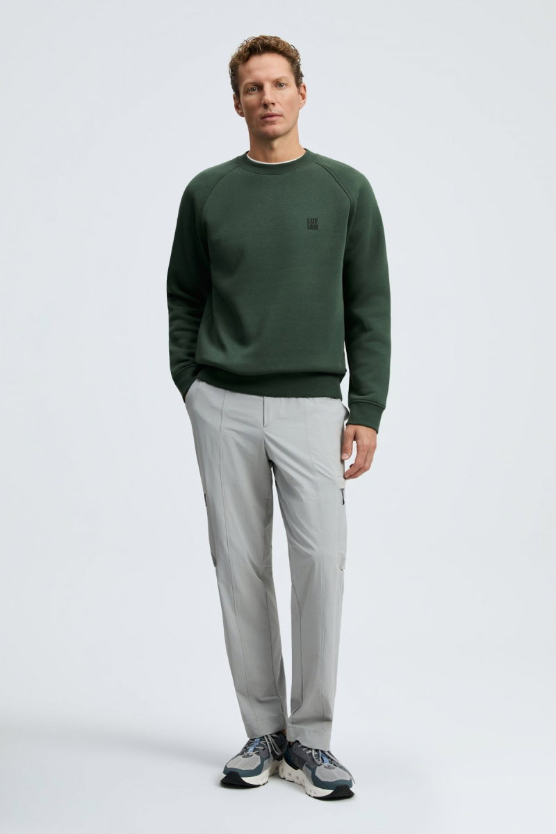 Lufian Erkek Blake Sweatshirt Çimen Yeşili - 2