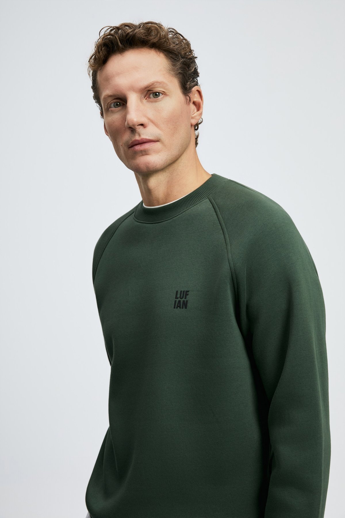 Lufian Erkek Blake Sweatshirt Çimen Yeşili - 3