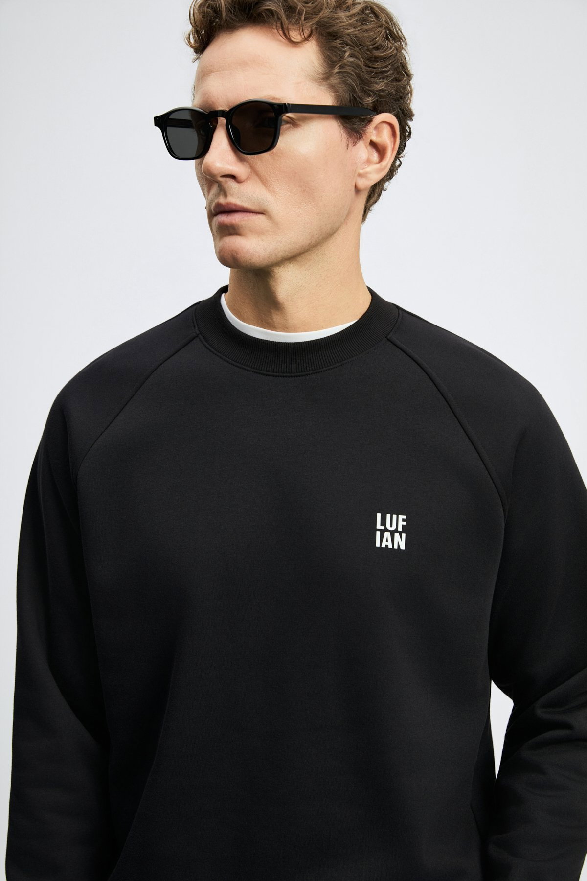 Lufian Erkek Blake Sweatshirt Siyah - 3