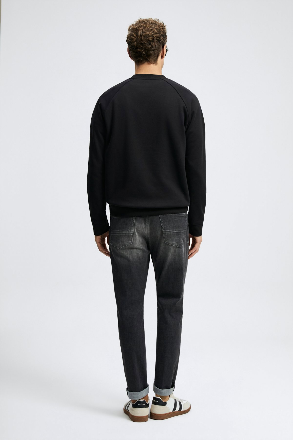 Lufian Erkek Blake Sweatshirt Siyah - 4