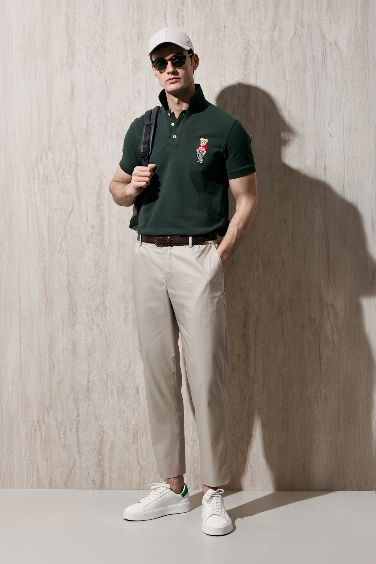 Lufian Erkek Brady Smart Polo T-Shirt 111040245 Haki - 2