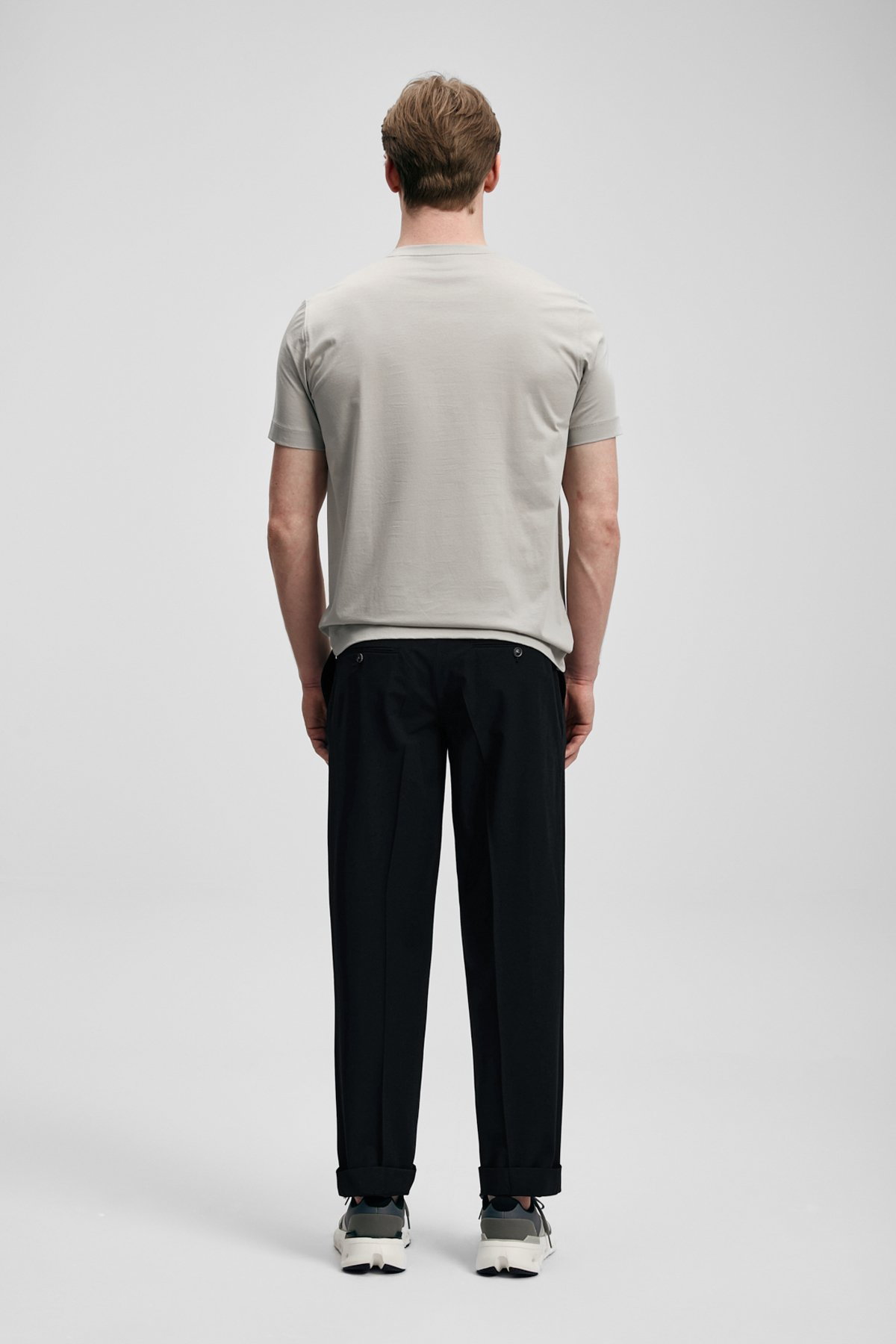Lufian Erkek Bran Modern Grafik T-Shirt 111020321 Bej - 4