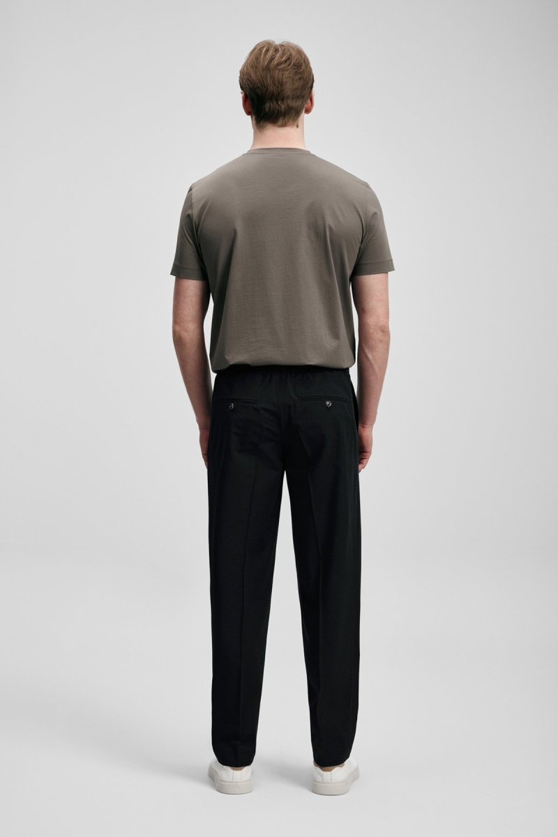 Lufian Erkek Bran Modern Grafik T-Shirt 111020321 Vizon - 4