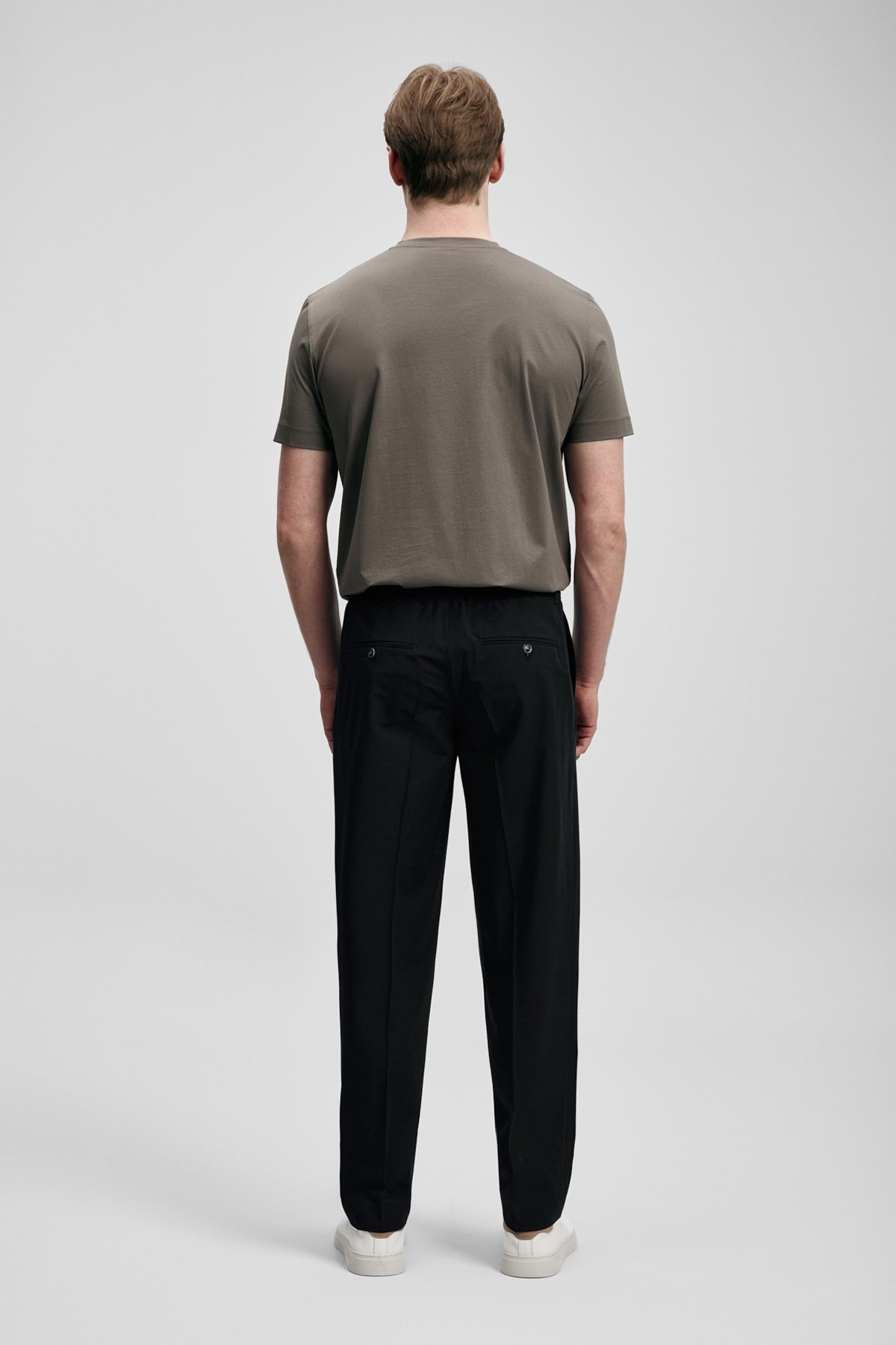 Lufian Erkek Bran Modern Grafik T-Shirt 111020321 Vizon - 4